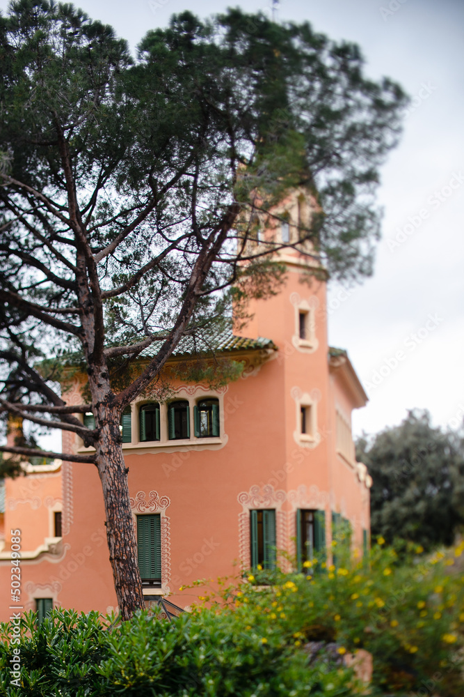 House of outstanding architect Antoni Gaudi in Barcelona House of outstanding architect Antoni Gaudi in Barcelona