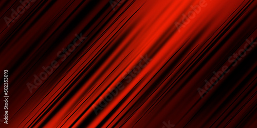Fotótapéta Abstract red and black are light pattern with the gradient is the with floor wal