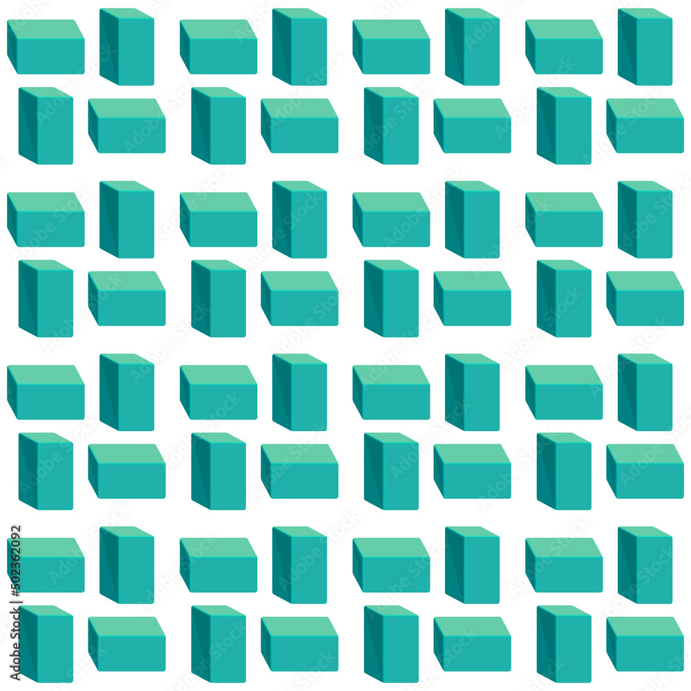 Pattern of sports bricks for fitness and yoga. Seamless illustration Pattern of sports bricks for fitness and yoga. Seamless illustration
