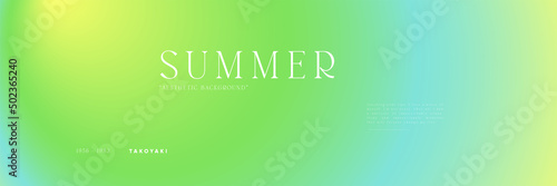 Aesthetic gradient blurred pattern background. Vector wide horizontal abstract nature duotone backdrop template.
