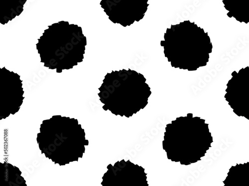 Seamless texture with black spots.