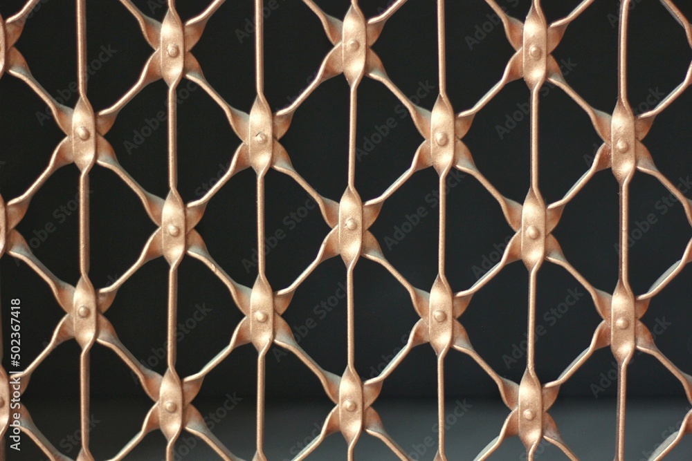 Naklejka premium metal grid background