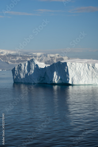 Large tabular Ice berg in the Errera Channel  Antarctica