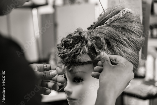 Fotografie, Obraz Artisanat : Métiers de la coiffure