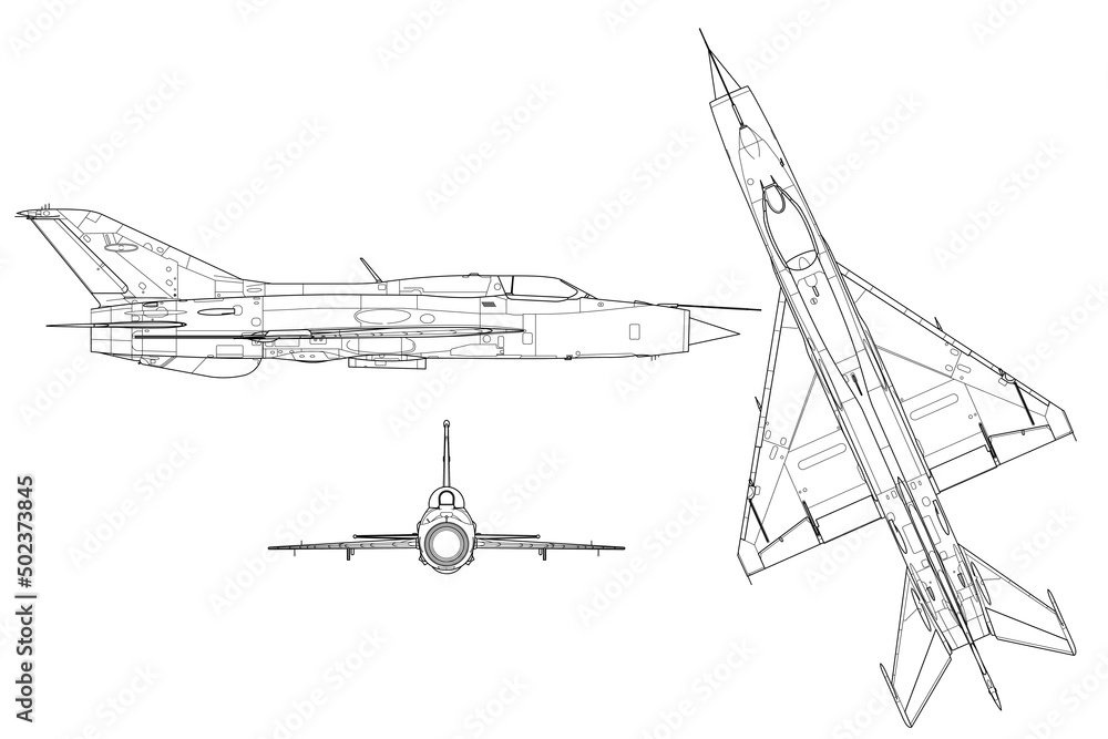 Caza interceptor MIG-21 Caza interceptor MIG-21