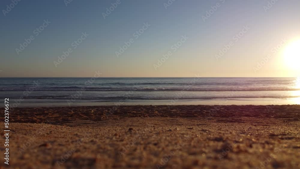 A beautiful video with a part of the deserted Falesia beach at sunset. A beautiful video with a part of the deserted Falesia beach at sunset.