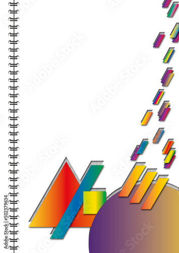 A3 Spiralheft Ausbruch
