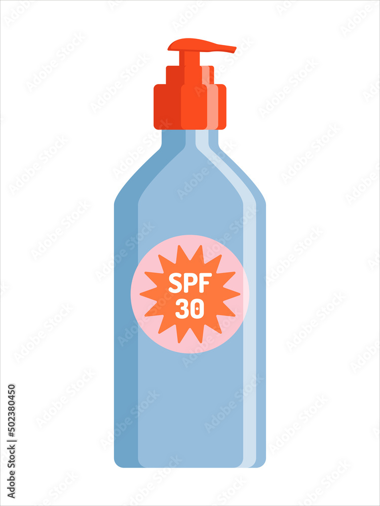 Sunscreen protection lotion with SPF. Summer skin care cosmetic product template. Sunscreen protection lotion with SPF. Summer skin care cosmetic product template.