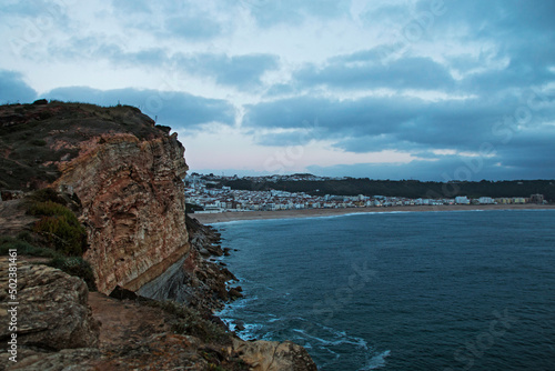 Atlantic coast, ocean and cliffs in Portugal