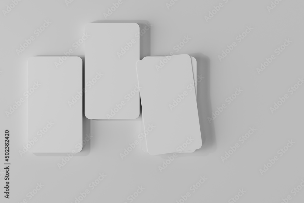 Rounded Corner Vertical Business Card Rounded Corner Vertical Business Card