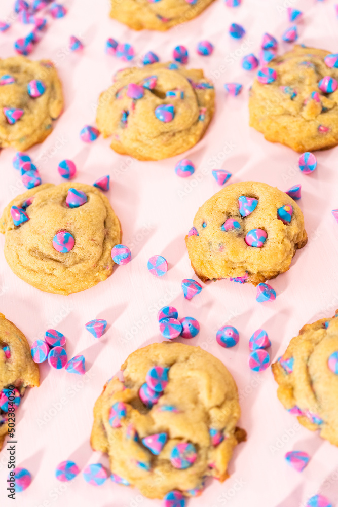 Unicorn chocolate chip cookie Unicorn chocolate chip cookie