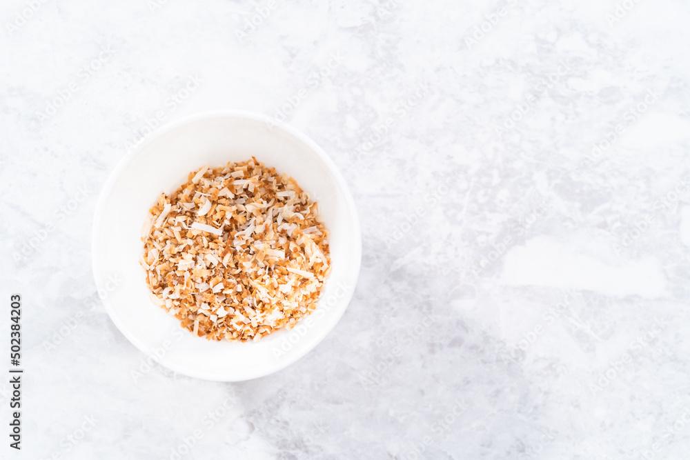 Toasted coconut Toasted coconut