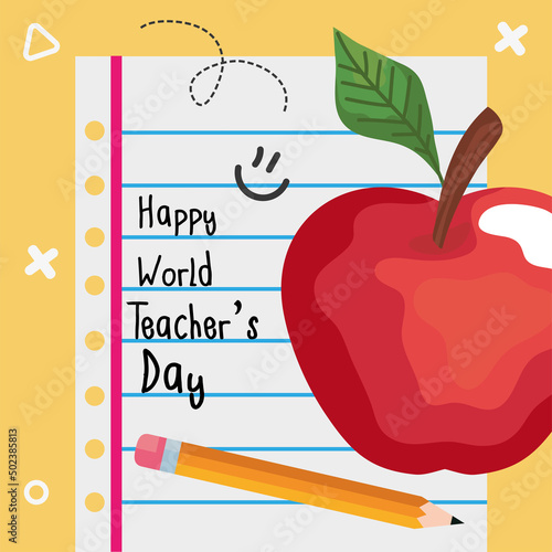 world teachers day in paper