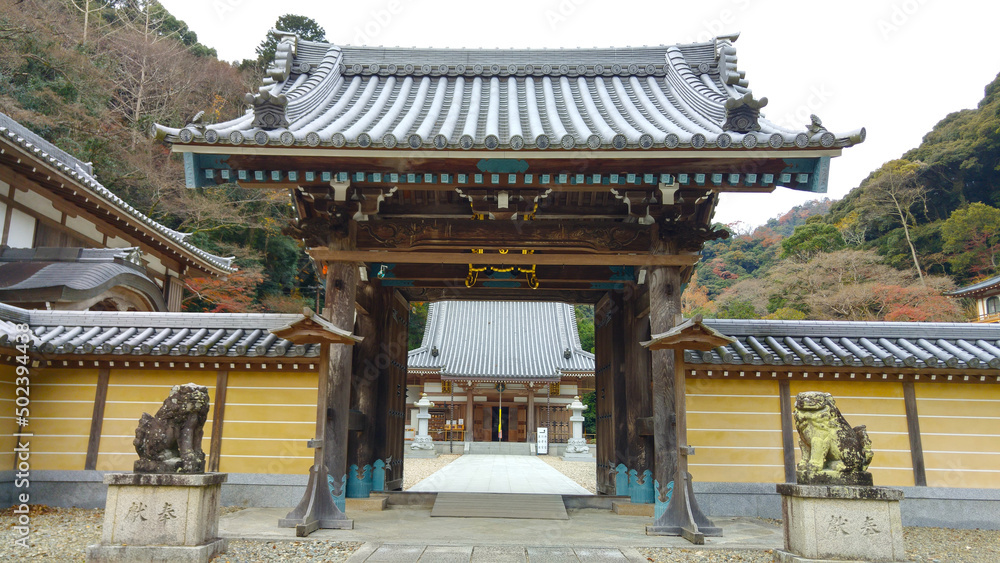 Main Entrance of Minosan Ryuanji Buddhist Temple Main Entrance of Minosan Ryuanji Buddhist Temple