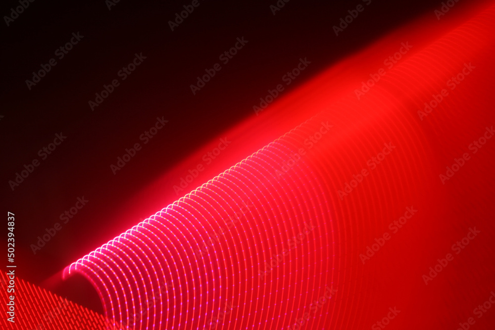 Pattern of red light, a section of the electromagnetic spectrum - obrazy, fototapety, plakaty 