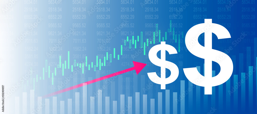 2d rendering Stock market online business concept
2d rendering Stock market online business concept