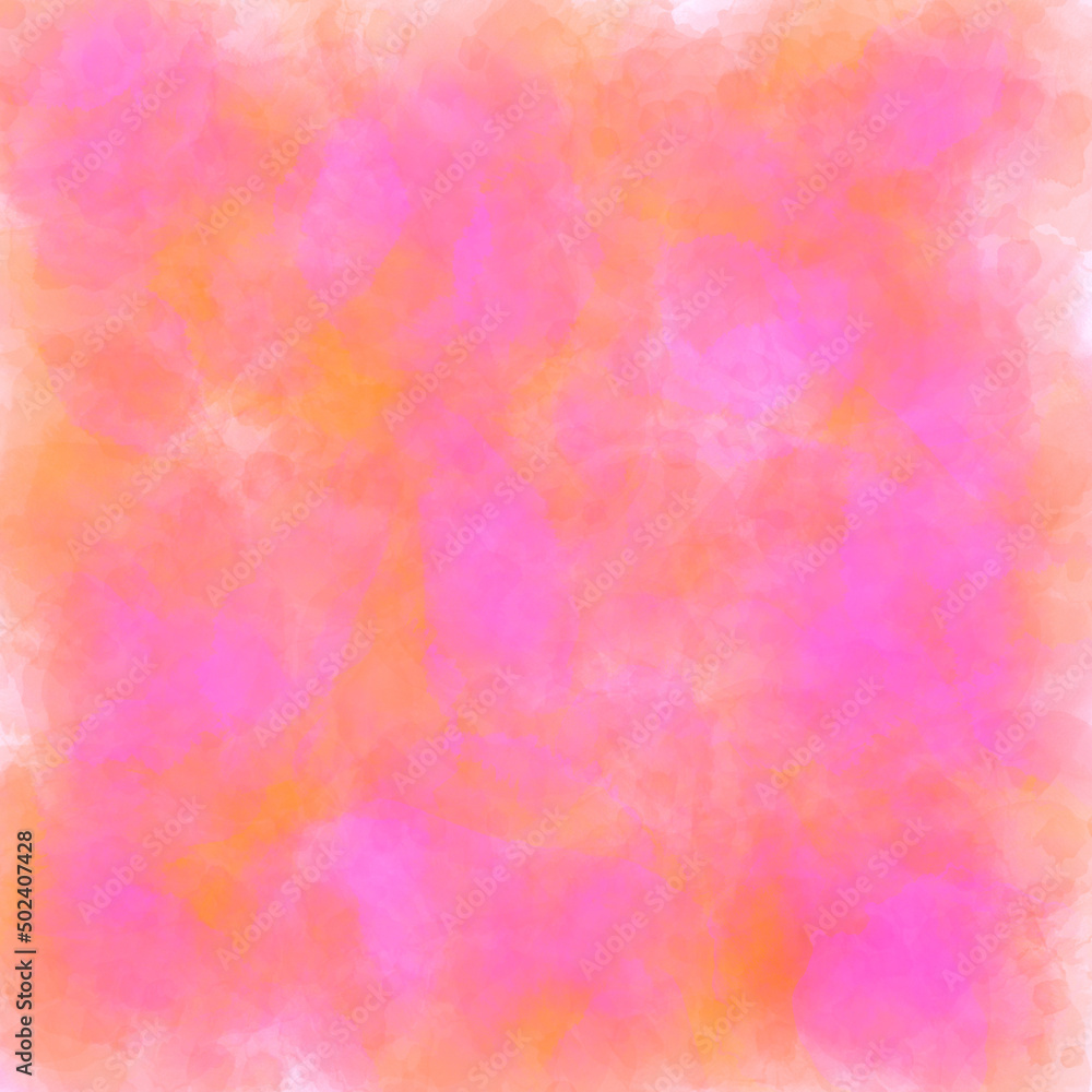 Colorful pastel drawing watercolor background texture on paper.