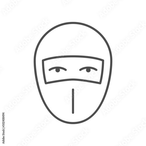 Plastic surgery recovery line icon