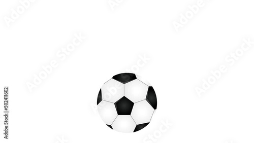 Fußball. Springender Fußball. Sport. Video