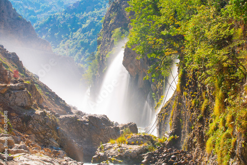 Amazing waterfall of Kapuzbasi - Kayseri, Turkey photo