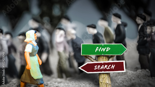 Street Sign Find versus Search