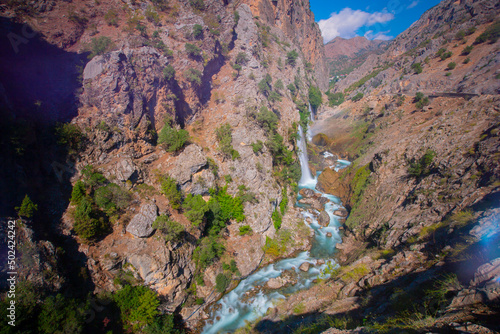 Amazing waterfall of Kapuzbasi - Kayseri, Turkey photo