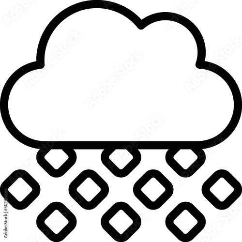 Hail Cloud Icon
