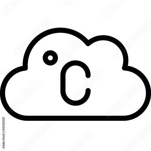 Cloud Celsius Icon