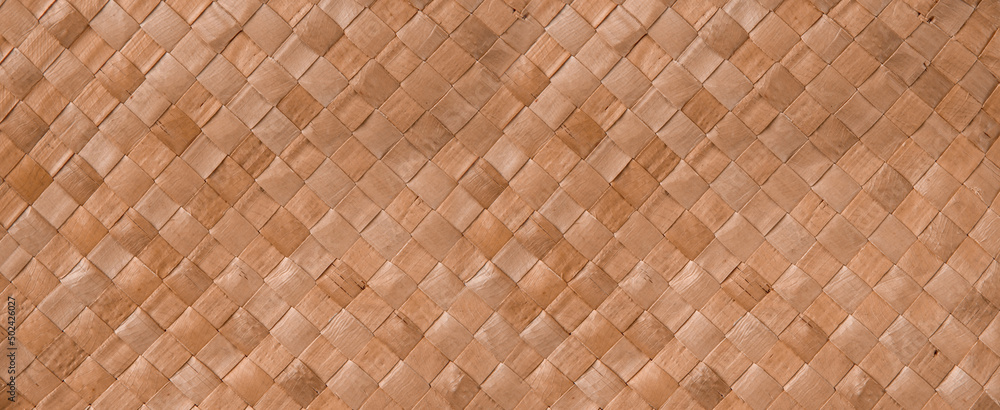 Brown braided reed texture background Brown braided reed texture background