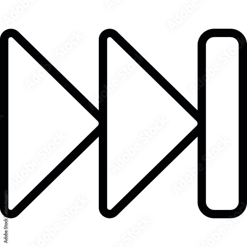 Fast Forward Arrow Icon