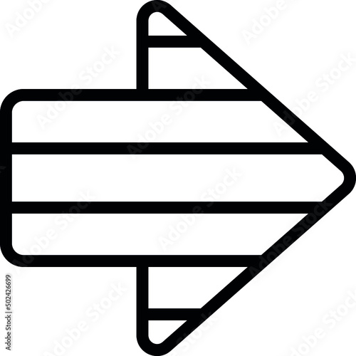 Multi Layered Arrow Icon