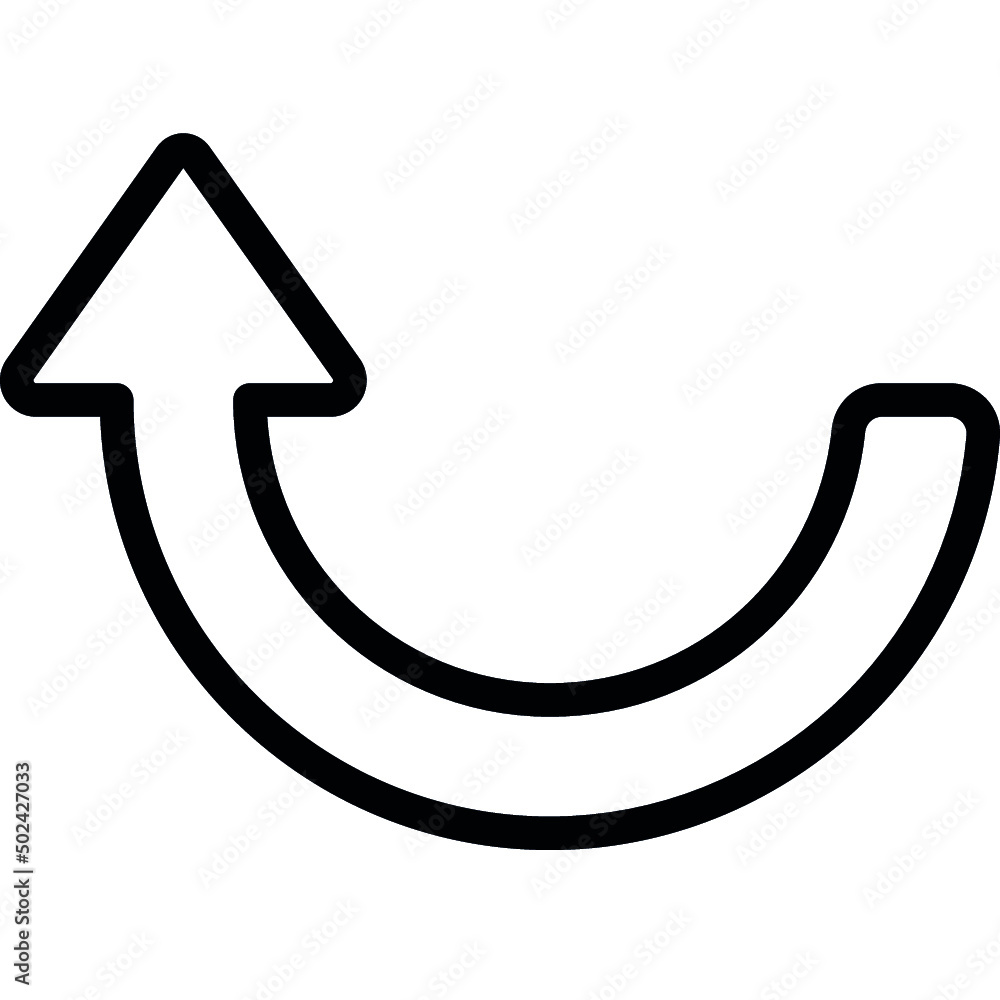 Semi Circle Arrow Icon