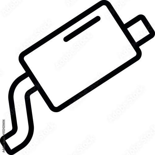 Muffler Icon