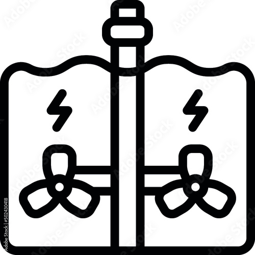 Tidal Power Icon