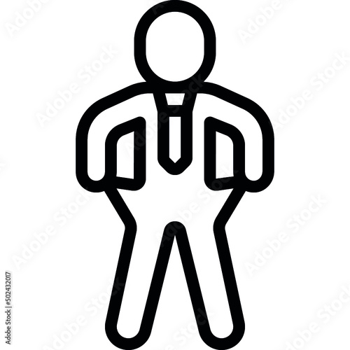 Empty Pockets Person Icon
