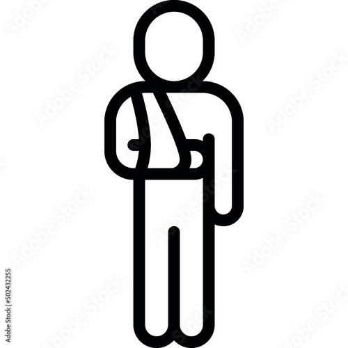 Sling Person Icon