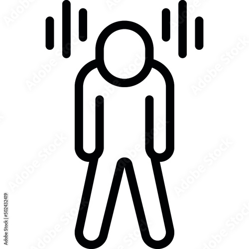 Overworked Person Icon