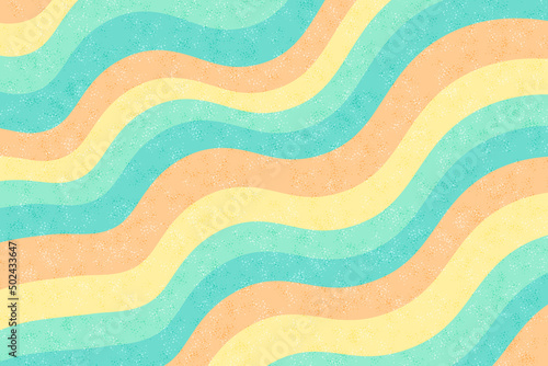 Flat abstract psychedelic groovy background.