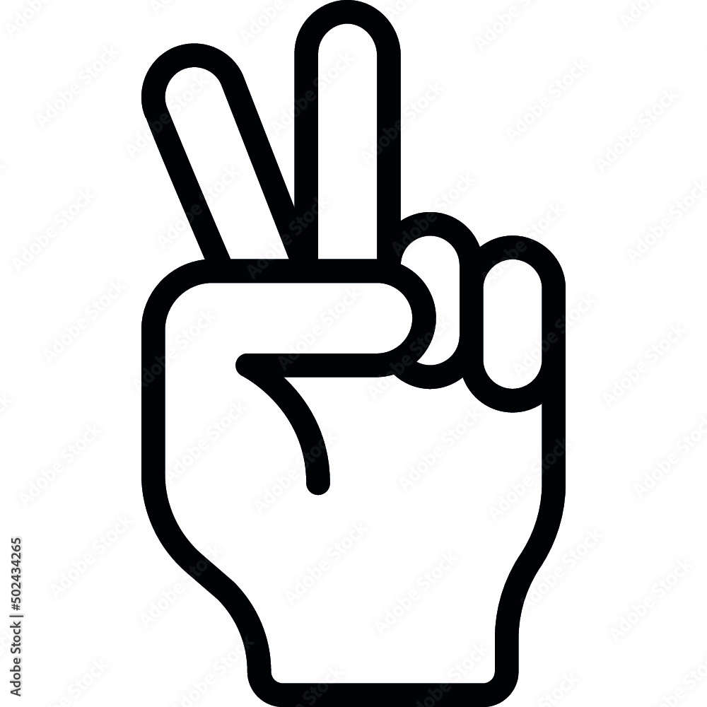 Obraz premium Peace Sign Icon