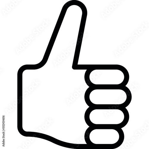 Thumbs Up Front Icon