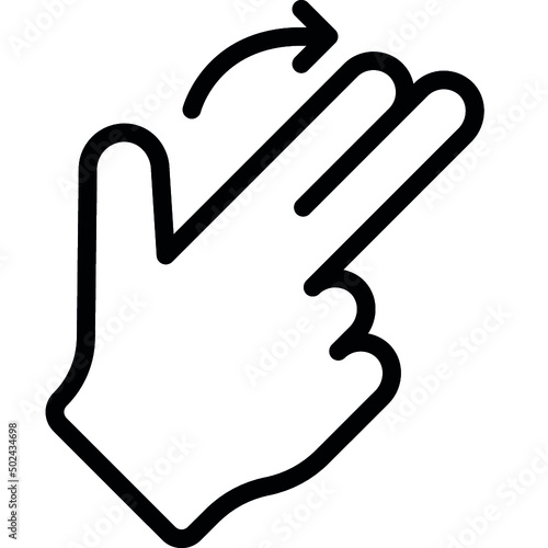 Turn Hand Icon
