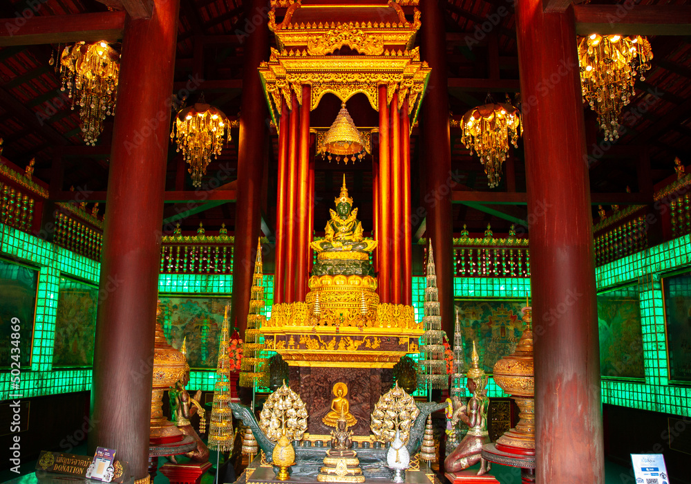 Wat Phra Kaew temple in Chiang Rai, Thailand