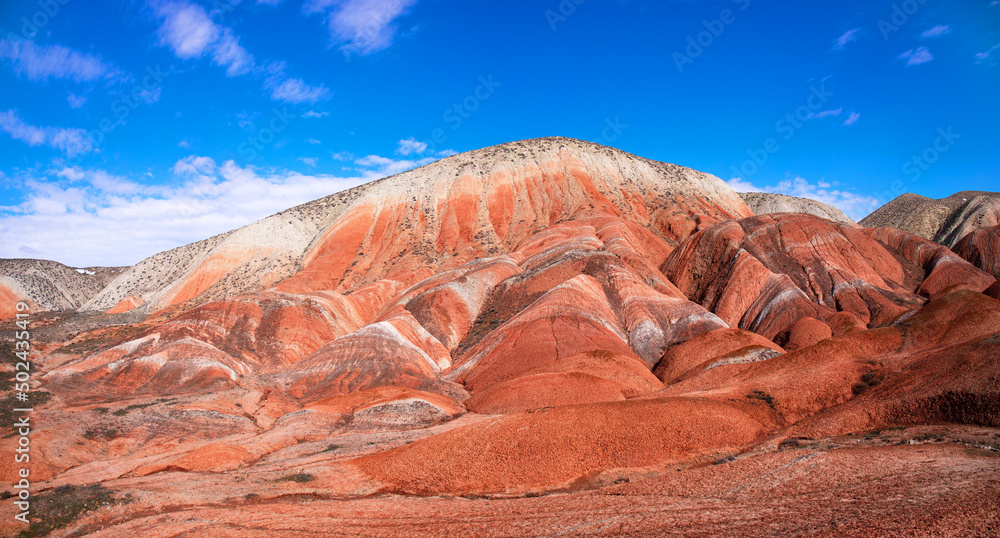 Beautiful colored mountains of Azerbaijan.