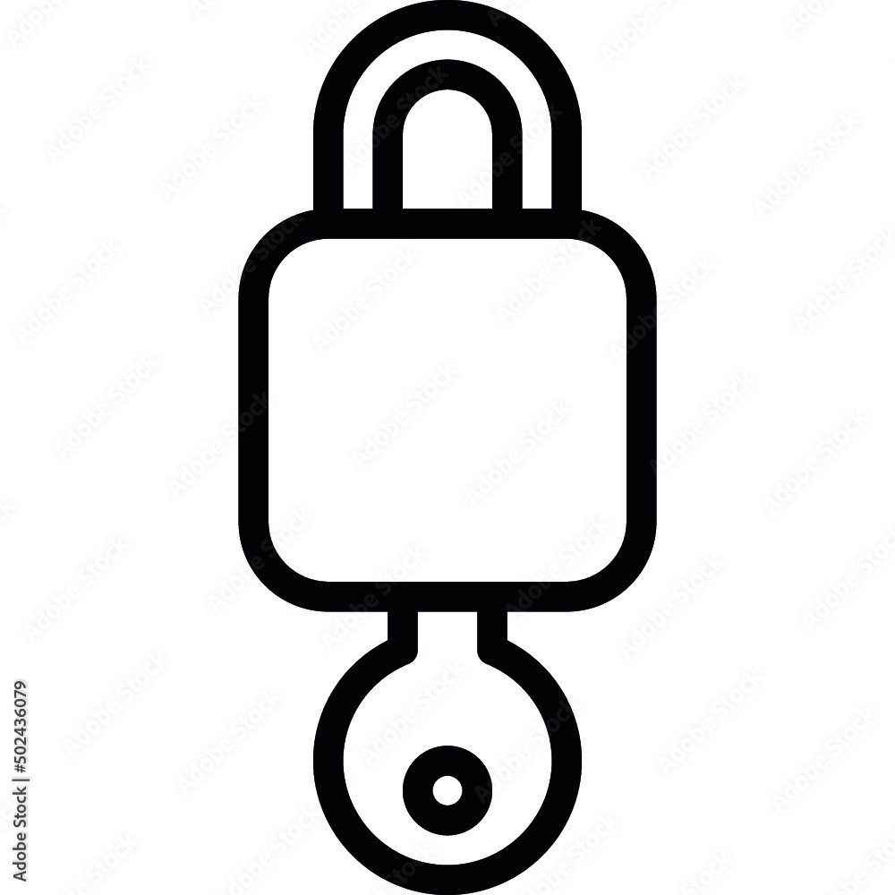 Key In Lock Icon