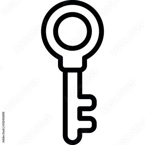 Two Tone Key Icon
