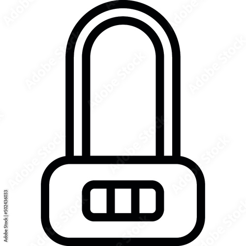 Tall Lock Icon