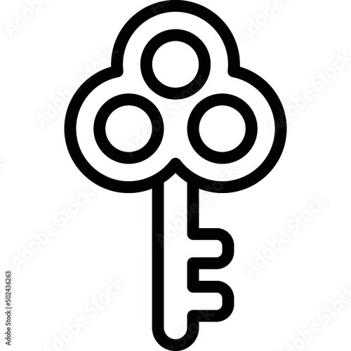 Triple Circle Key Icon