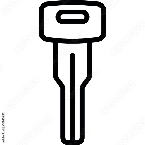Tall Flat Key Icon
