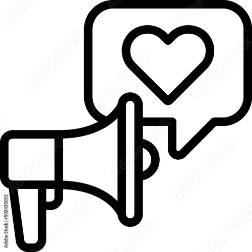 Spread Love Message Icon