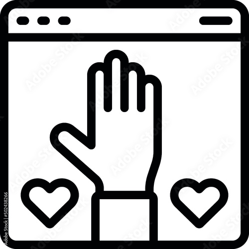 Volunteering Website Icon